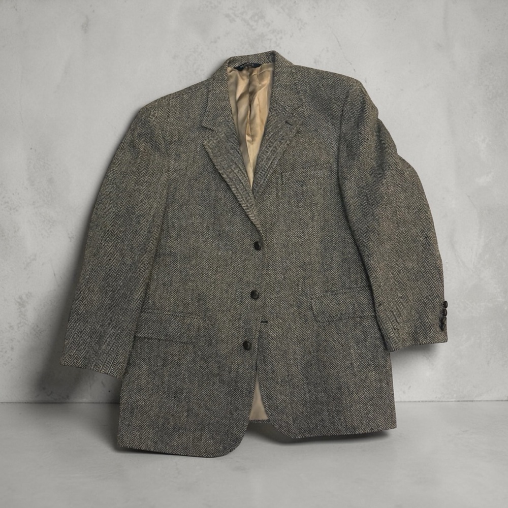 Jos. A. Bank Gray Herringbone Sport Coat